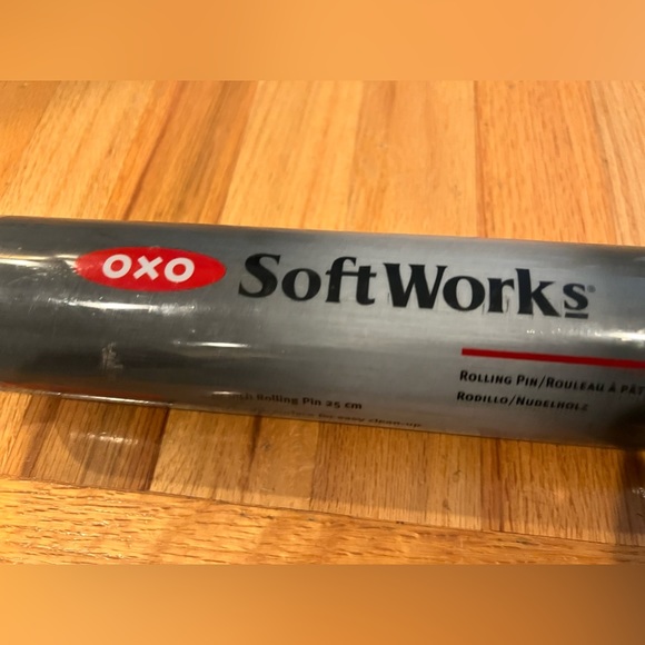 Softworks NON-STICK ROLLING PIN 10inch Black Specially Weighted Handles - Picture 4 of 5